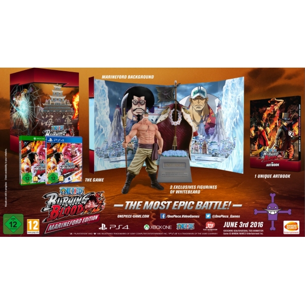 One Piece Burning Blood Marineford Edition Xbox One Game (With Luffy DLC)